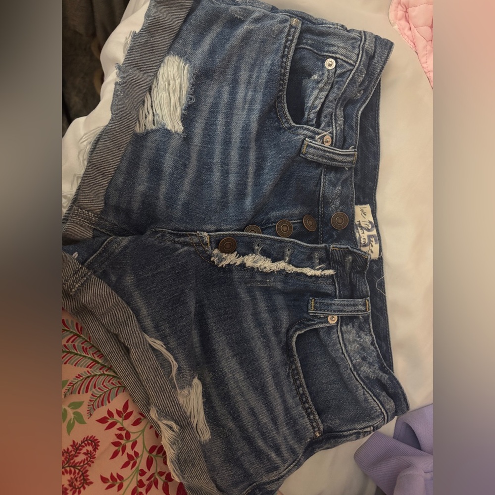 Free People denim shorts